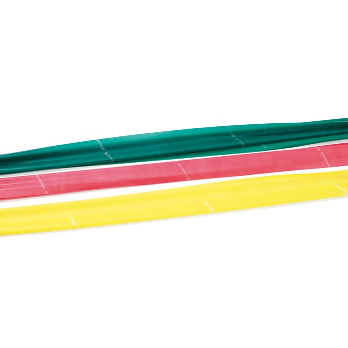 rekruut Eigendom Midden Thera-Band set banden 1,5 m licht - geel, rood, groen | MEIJERS