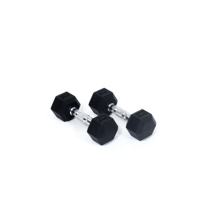 Core Power Rubber Hex Dumbbells - 6 kg (per paar) main product photo