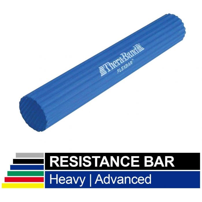 TheraBand FlexBar - zeer zwaar - blauw main product photo