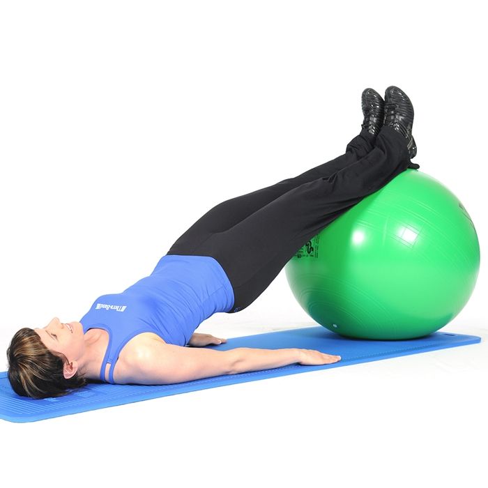 Pro Series Exercise Ball Prone Flexion Stretch - Performance Health Academy