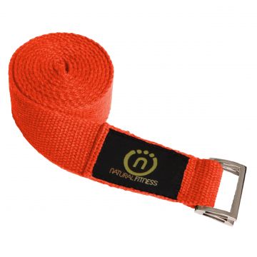 YOGA STRAP 2,44M (HENNEP) ROOD