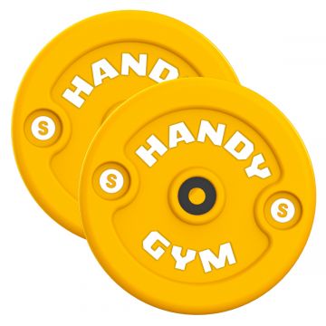 Handy Gym yellow Inertial Discs.