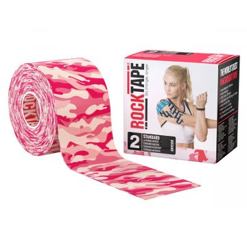 ROCKTAPE 5CM 5M CAMO ROZE