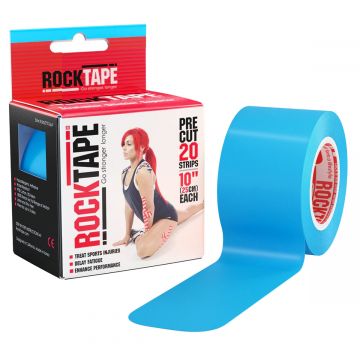 ROCKTAPE PRE-CUT 5CM 5M BLAUW