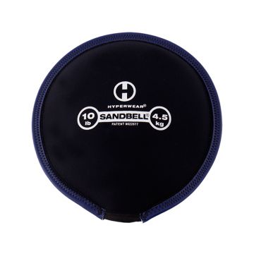 Hyperwear Sandbell 10 lbs - 4,5 kg gevuld