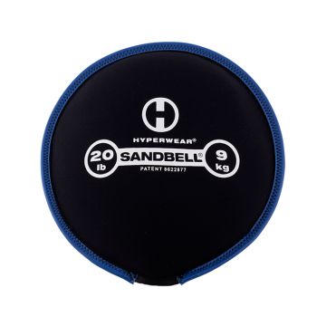 Hyperwear SandBell 20 lbs - 9 kg gevuld