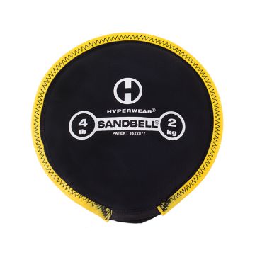 Hyperwear Sandbell 4 lbs - 2 kg gevuld