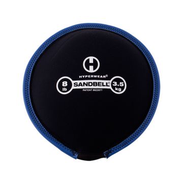 Hyperwear Sandbell 8 lbs - 3,5 kg gevuld