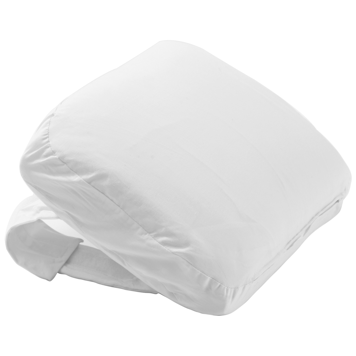 Knee Pillow met sloop wit - large