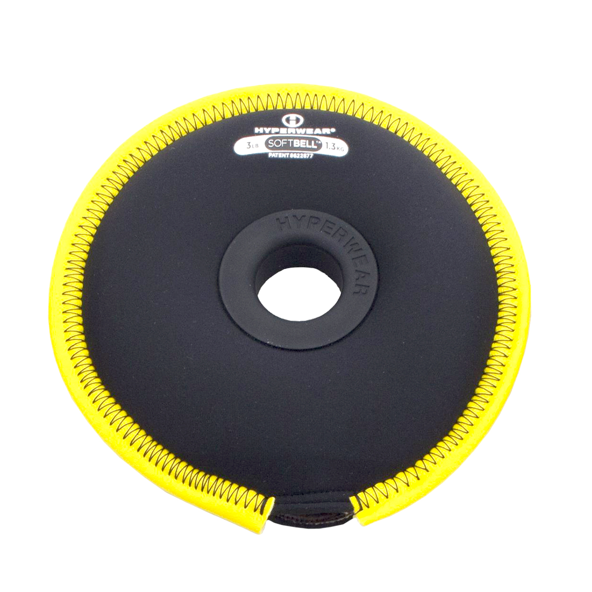 SoftBell Weight Plate 1,3 kg (3 lbs) - geel