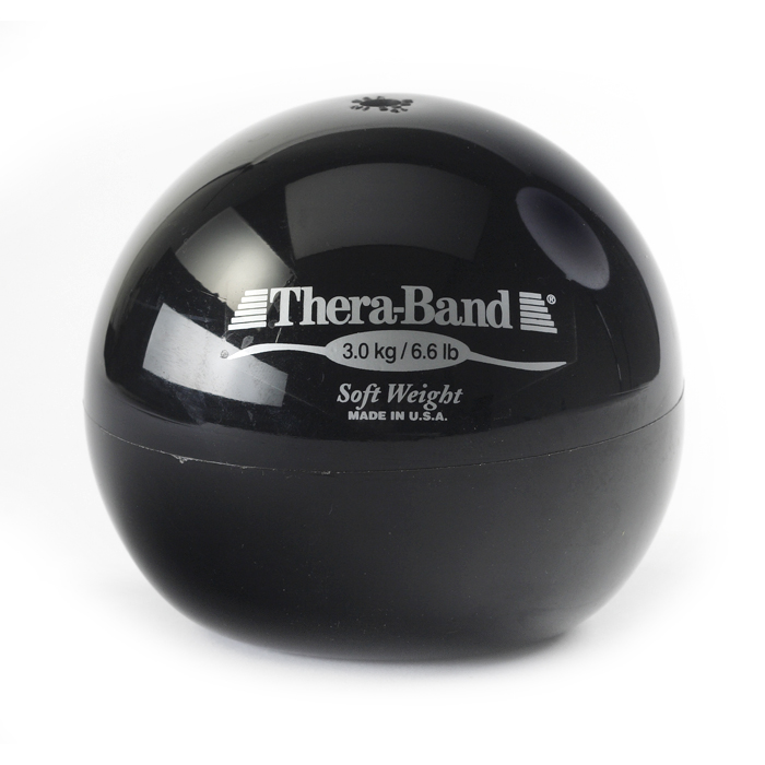 Thera-Band Soft Weight 3,0 kg - zwart