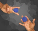 Thera-Band Handtrainer - blauw - zeer zwaar 