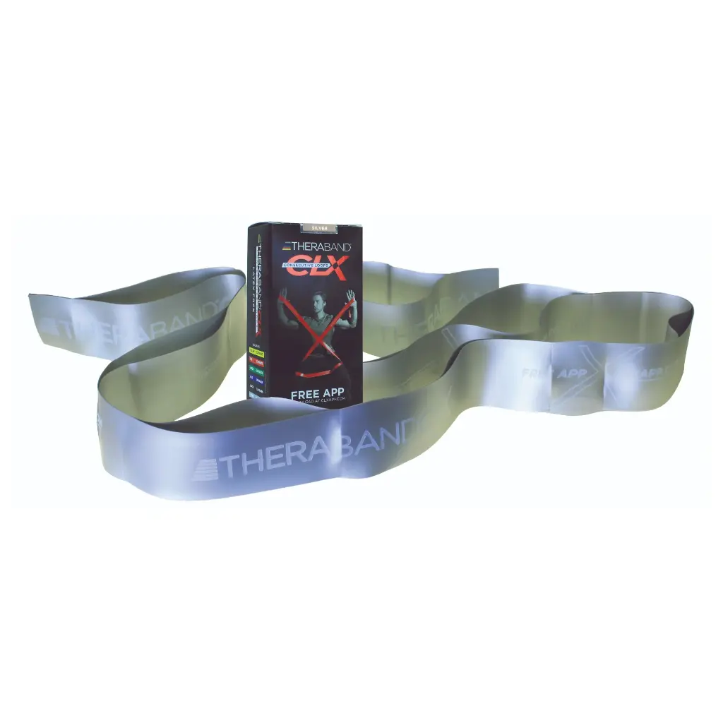 TheraBand CLX Loop super zwaar - zilver