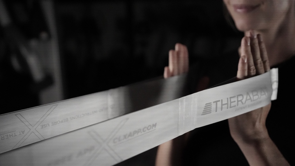 TheraBand CLX Loop super zwaar - zilver