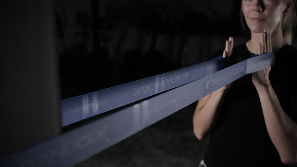 TheraBand CLX Loop zeer zwaar - blauw