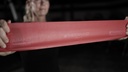 Theraband latexvrij 22 m medium - rood