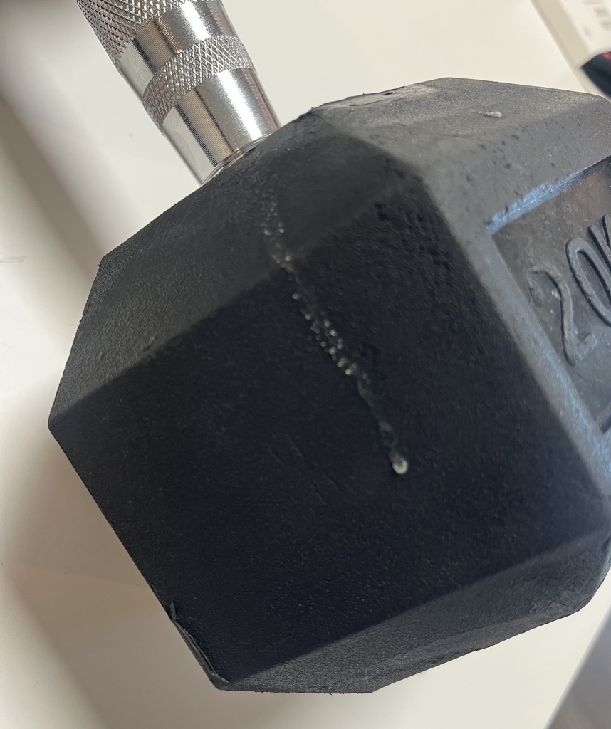 Tweede kansje - 1 losse Hex Dumbbell - 20 kg - Te licht
