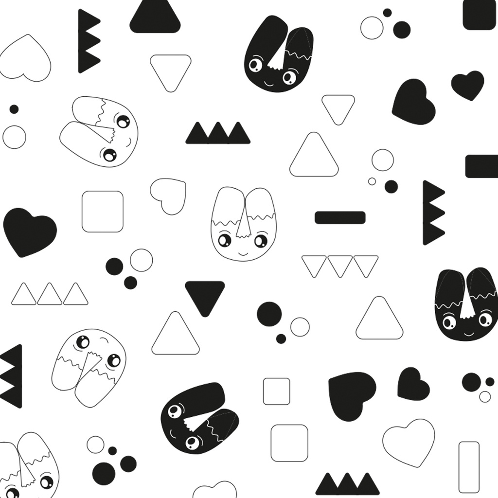 [058920] Form Fix XL Hoes - Zwart/wit