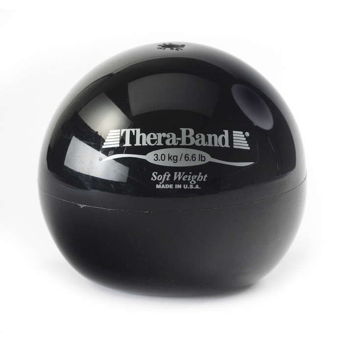 Theraband Soft Weight 3,0 kg - zwart