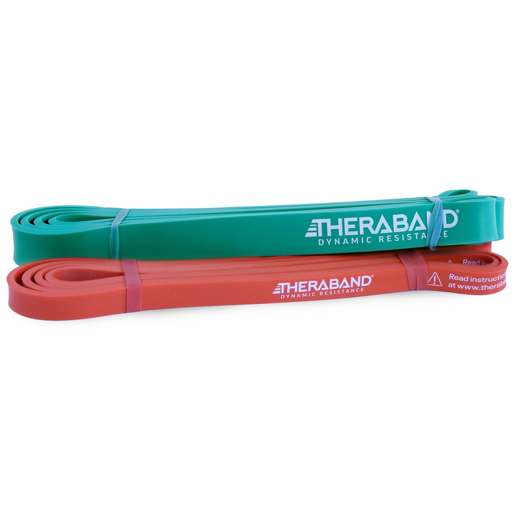 Theraband - 2-pack High Resistance Bands set licht/medium