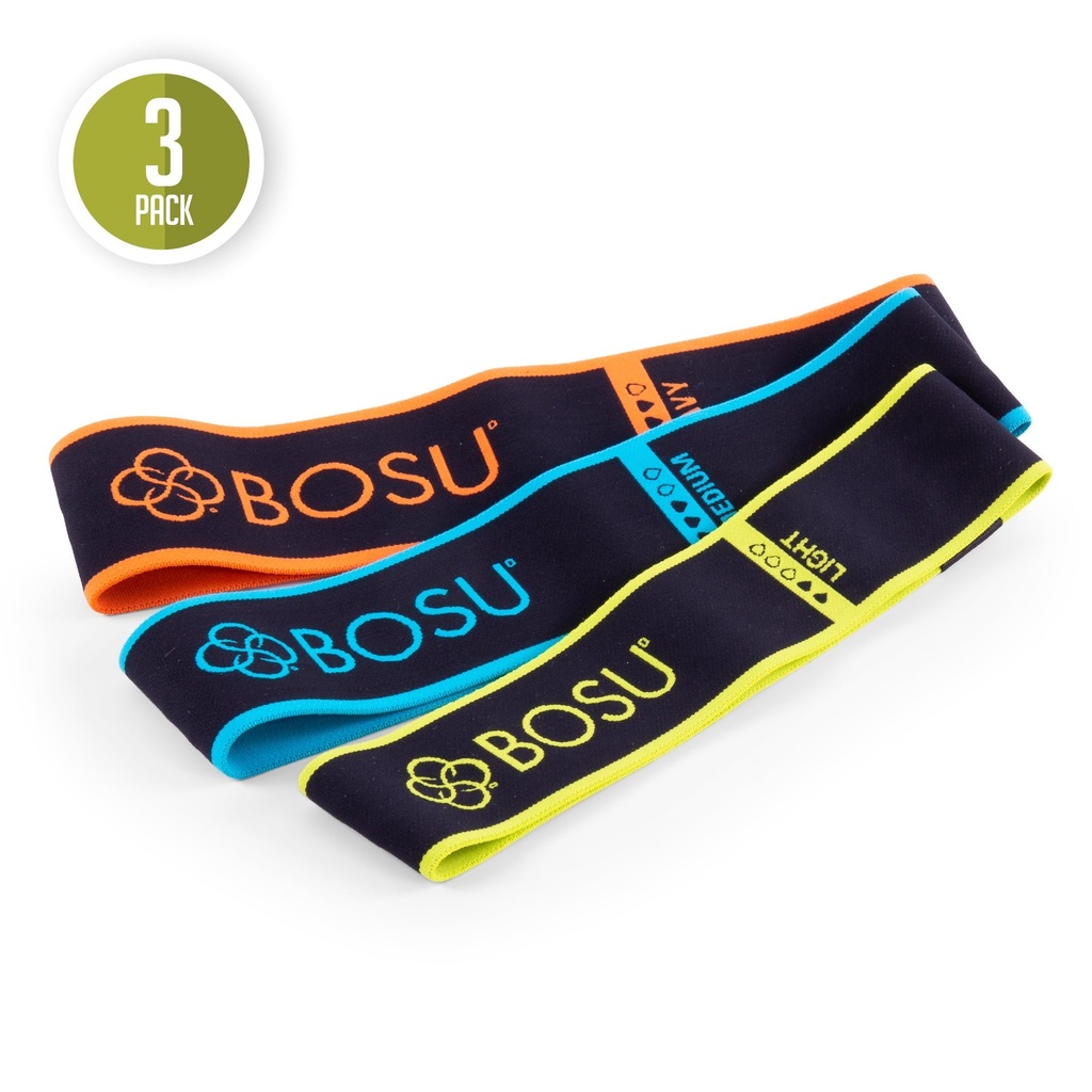 BOSU® Fabric Resistance Band 3-pack