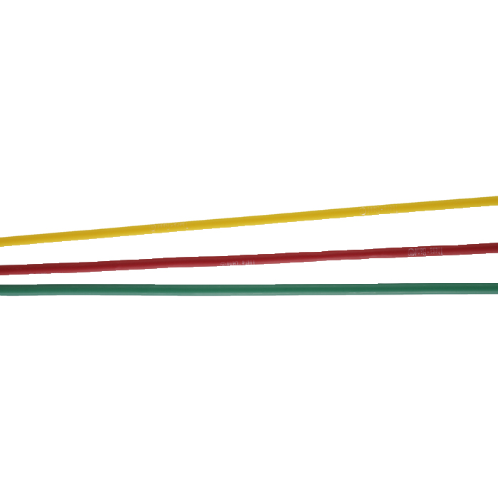 [293102] Theraband set tubing 1,5 m licht - geel, rood, groen