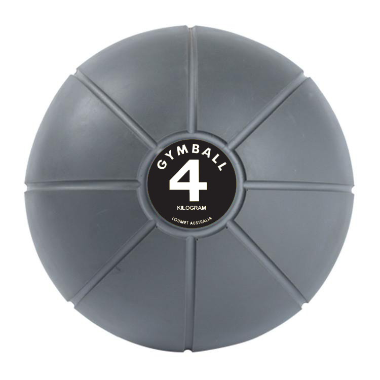 [591004] Loumet Gymball 4 kg - grijs