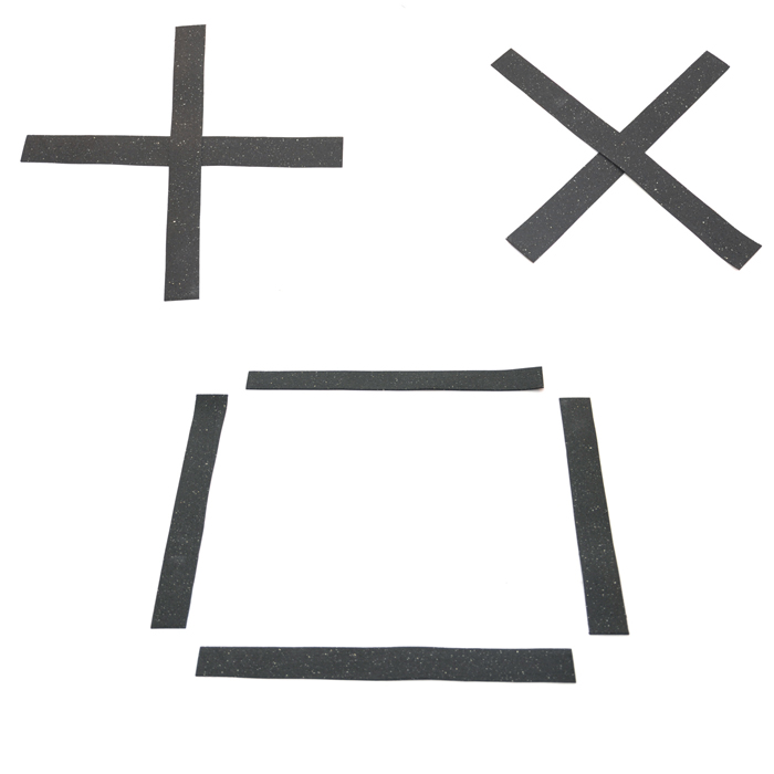 Agility slats rubber, set van 12 stuks