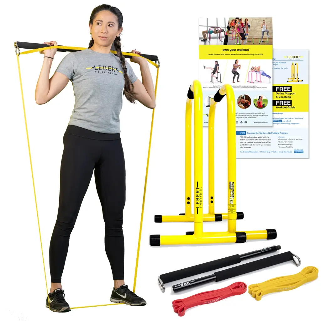 Lebert Equalizer Geel met Fitness bar