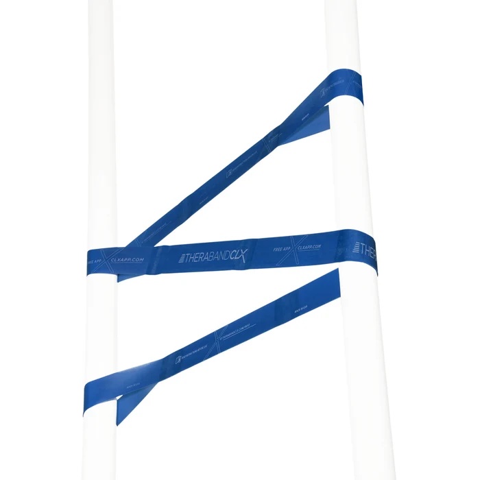 Theraband CLX 22m Dispenser - zeer zwaar blauw