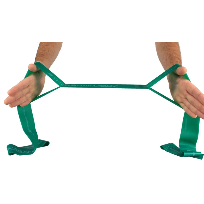 Theraband CLX 22m Dispenser - zwaar groen
