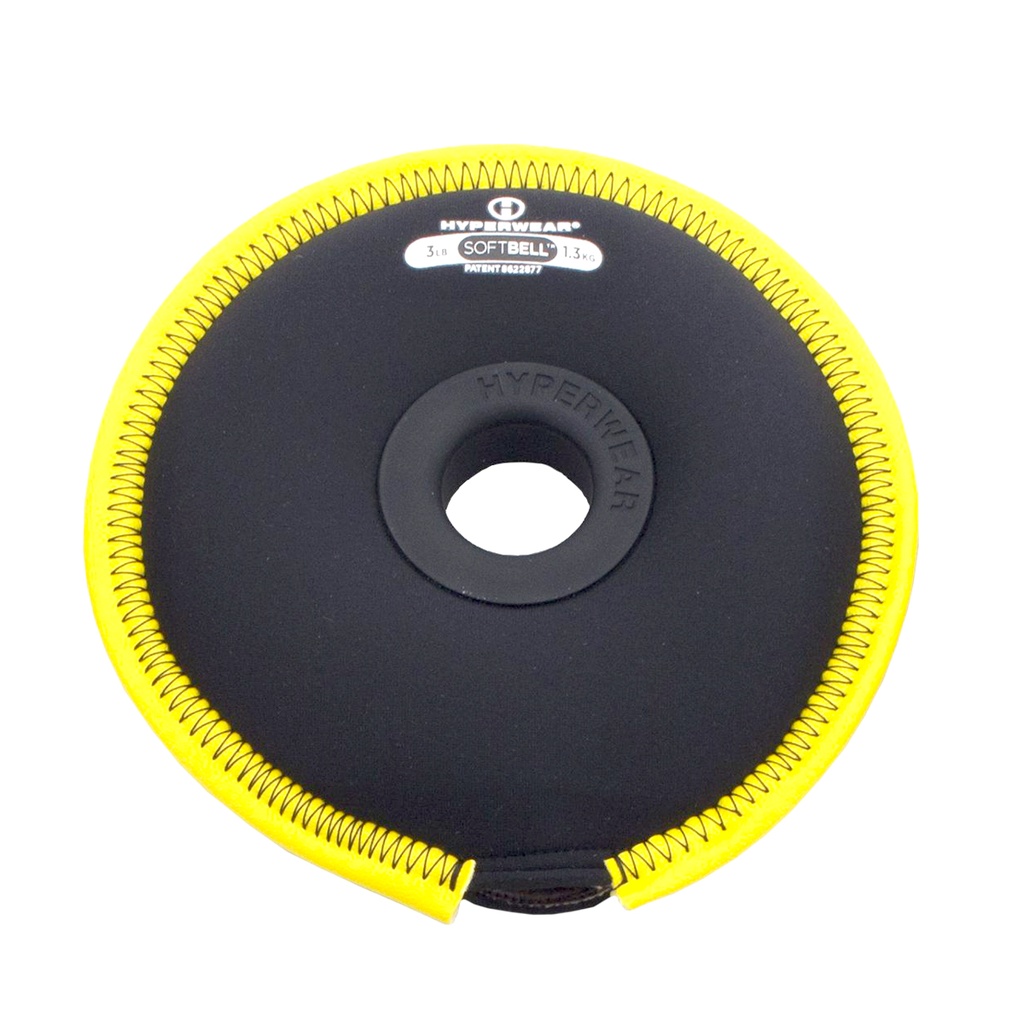 [517103] SoftBell Weight Plate 1,3 kg (3 lbs) - geel