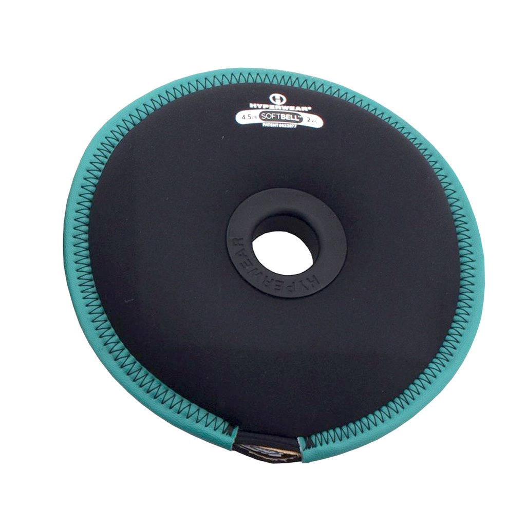 SoftBell Weight Plate 2 kg (4,5 lbs) - groen 