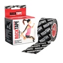 RockTape (5cm x 5m) zwart logo