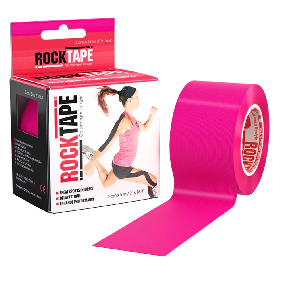 [rt21625] RockTape (5cm x 5m) roze