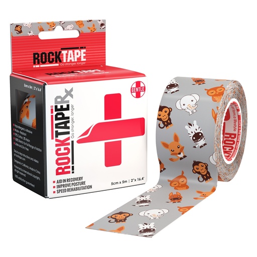 [rt21629] RockTape RX (5cm x 5m) kids dieren