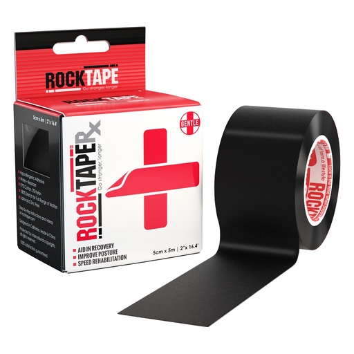[rt21631] RockTape RX (5cm x 5m) zwart