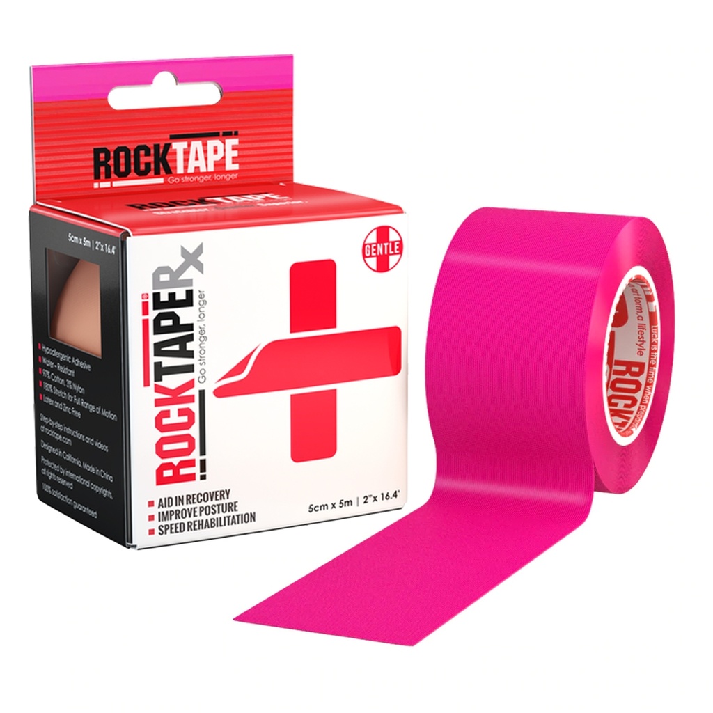 [rt21633] RockTape RX (5cm x 5m) roze
