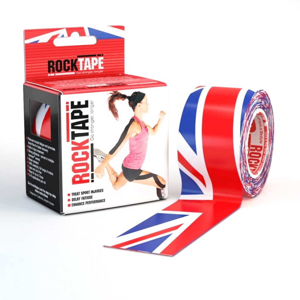 [rt21639] RockTape (5cm x 5m) dessin UK vlag