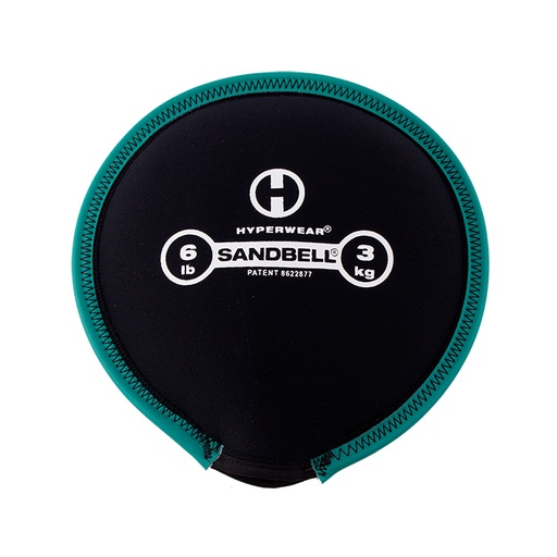 [512506] SandBell 3 kg (6 lbs) - groen