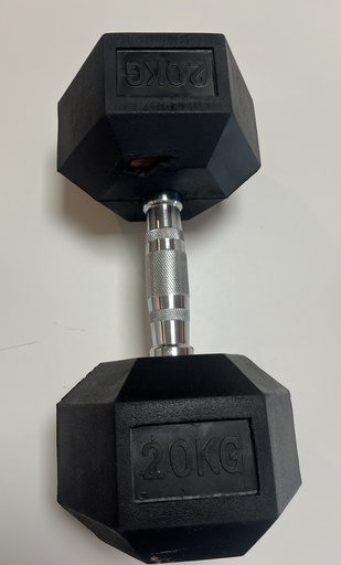 [tk811220-2] Tweede kansje - 20 kg - 1 losse Hex Dumbbell - Beschadigd