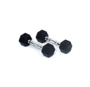 Core Power Rubber Hex Dumbbells - 2 kg
