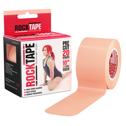 [rt21599] RockTape Pre-Cut (5cm x 5m) beige