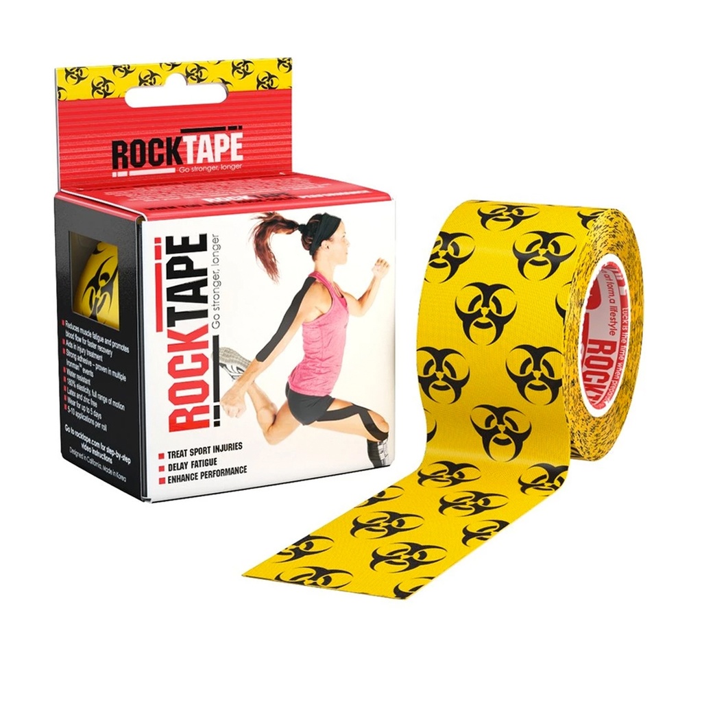 [rt21605] RockTape (5cm x 5m) dessin biohazard